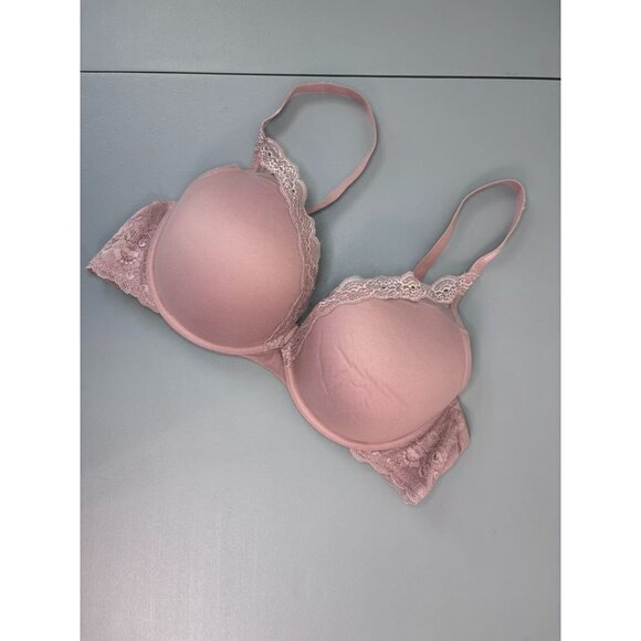 Torrid 42D dusty pink underwire lightly lined padded bra convertible‎ straps - Picture 1 of 5